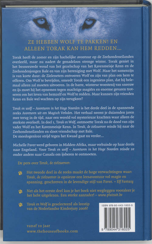 Avonturen in het hoge noorden / Torak en Wolf / 3 achterkant