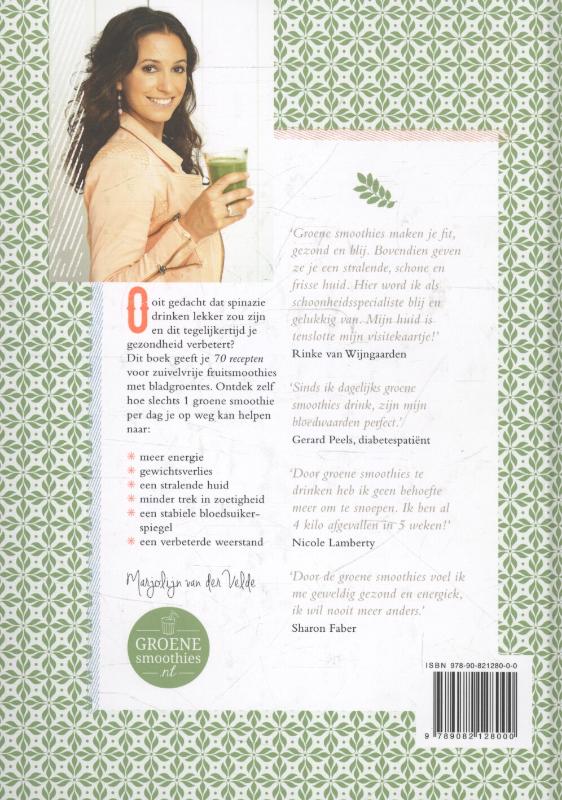 70 groene smoothies achterkant