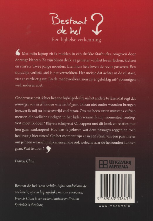 Bestaat De Hel? achterkant