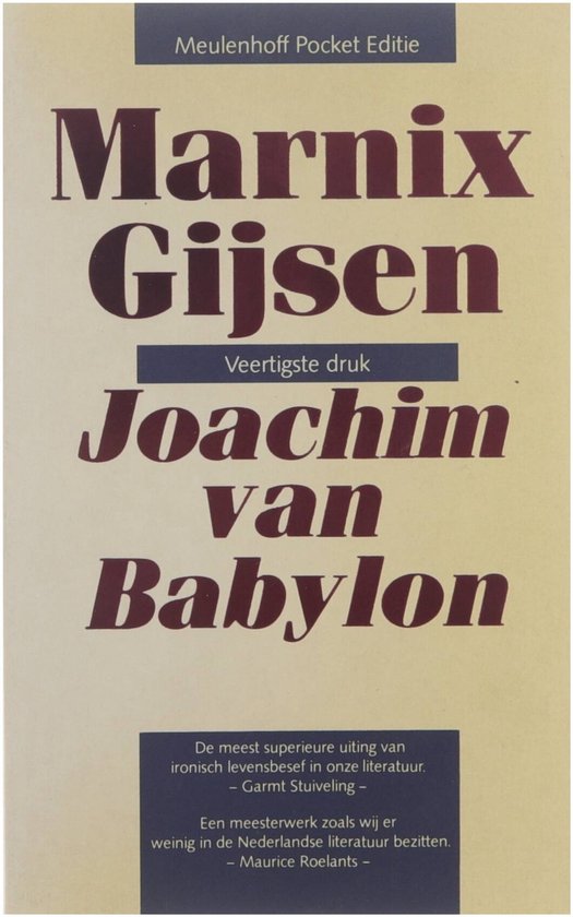 Het boek van Joachim van Babylon