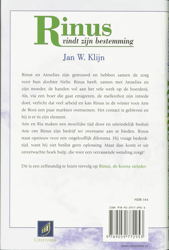Rinus vindt zijn bestemming achterkant