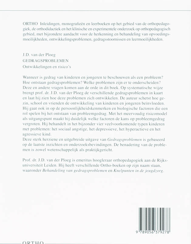 Gedragsproblemen achterkant