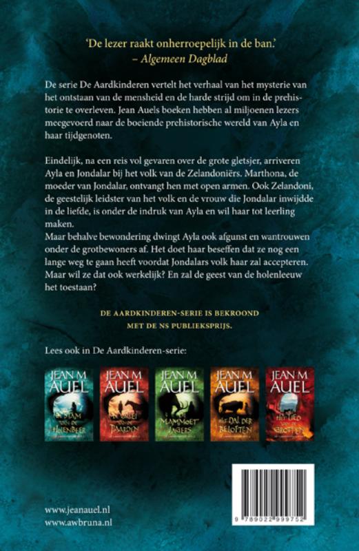 De Aardkinderen 5 -   Een vuurplaats in steen achterkant