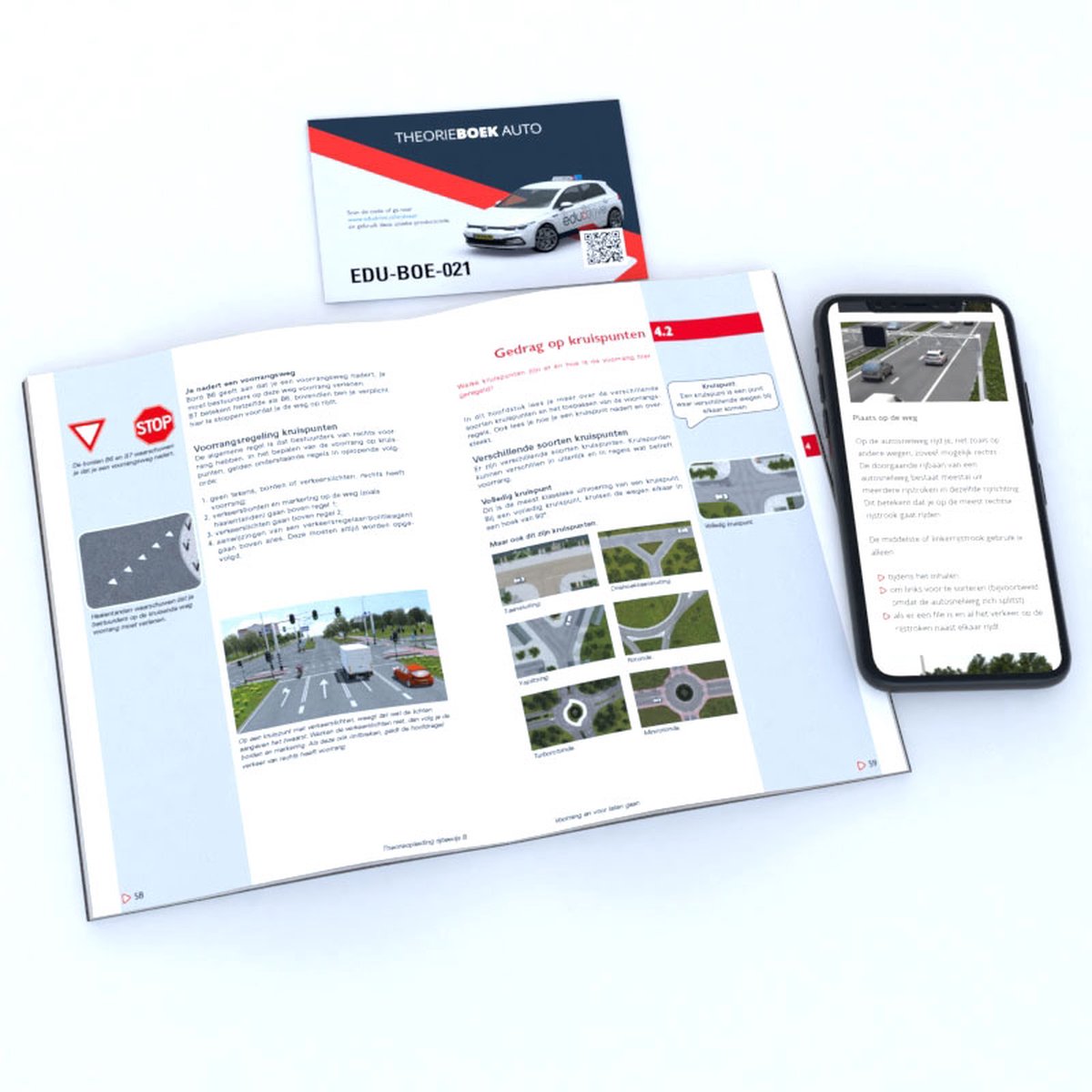 Auto theorieboek rijbewijs B 2022 met bewegende animaties - Smit rijschoolservice