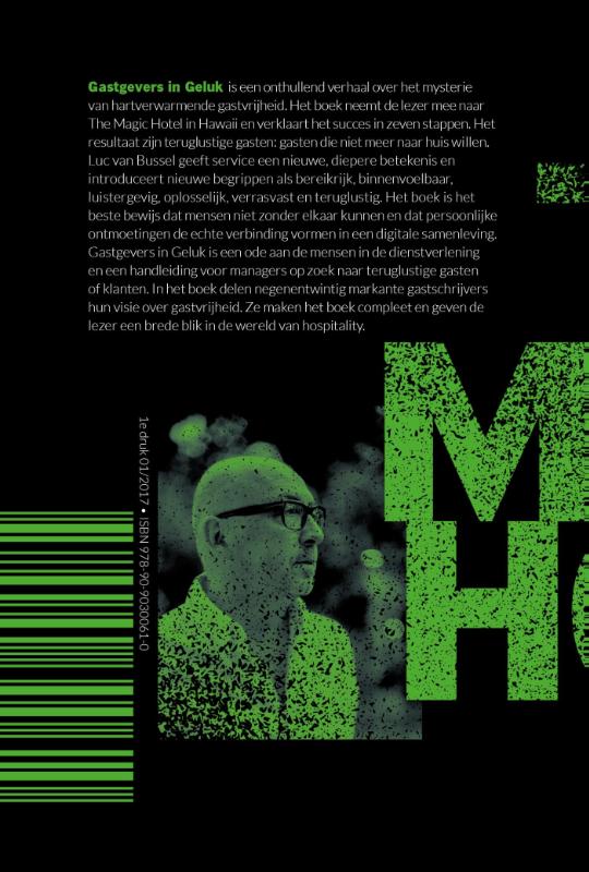 Gastgevers in geluk achterkant