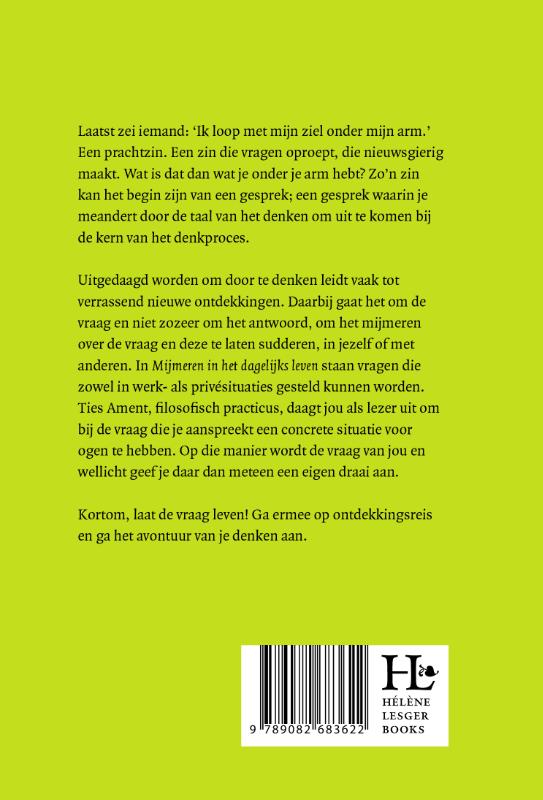 Mijmeren in het dagelijks leven achterkant