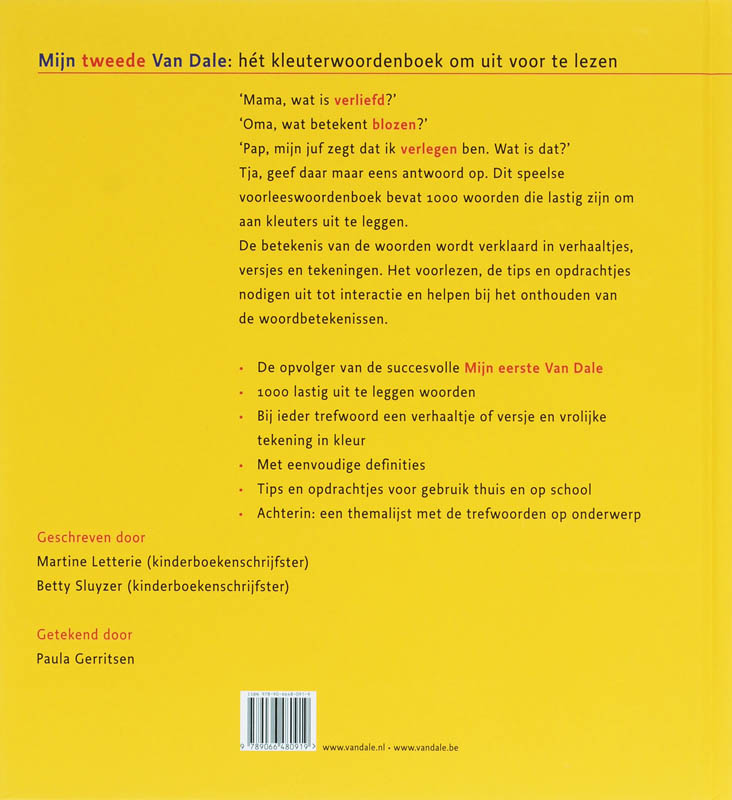 Mijn Tweede Van Dale achterkant