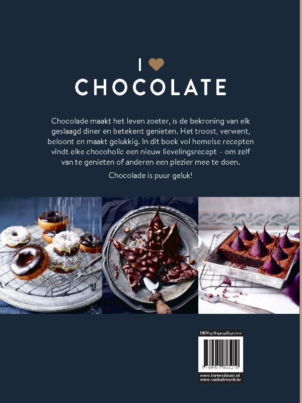 I love chocolate achterkant