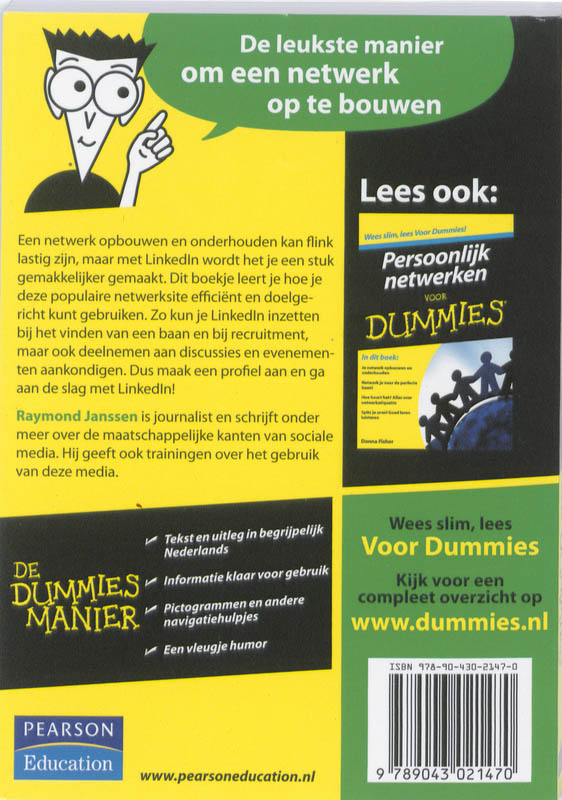 De kleine LinkedIn voor Dummies / Voor Dummies achterkant