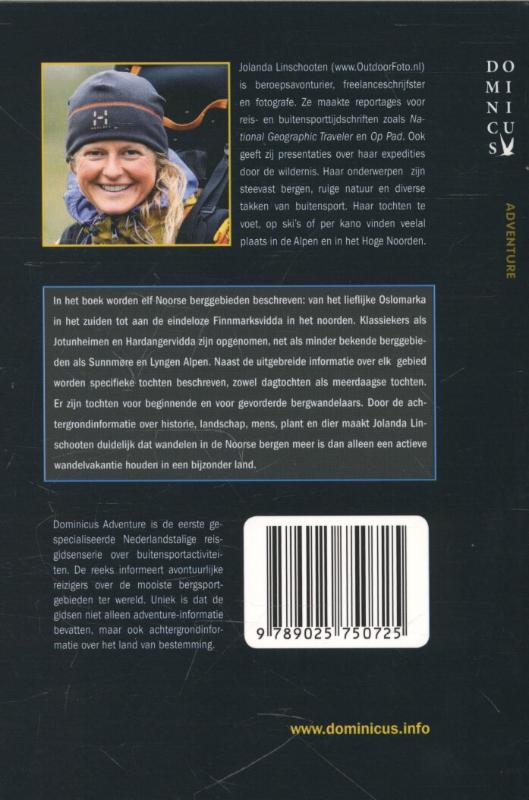 Bergtochten in Noorwegen / Dominicus adventure achterkant