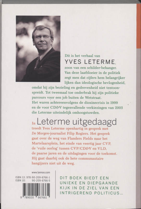 Leterme Uitgedaagd achterkant