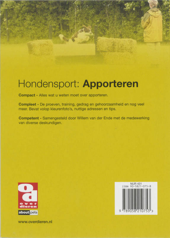 Hondensport / Apporteren / Over Dieren achterkant