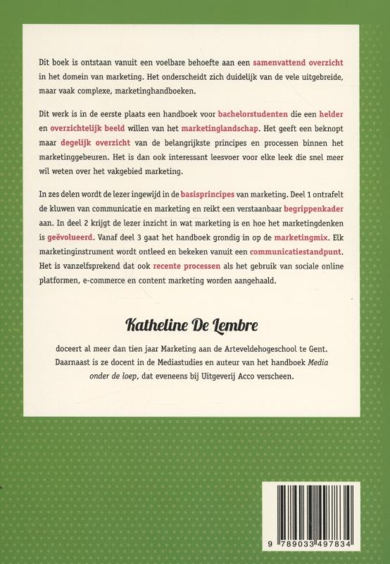 Marketing achterkant