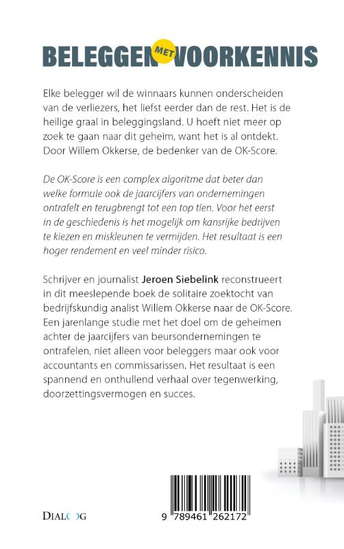 Beleggen met voorkennis achterkant