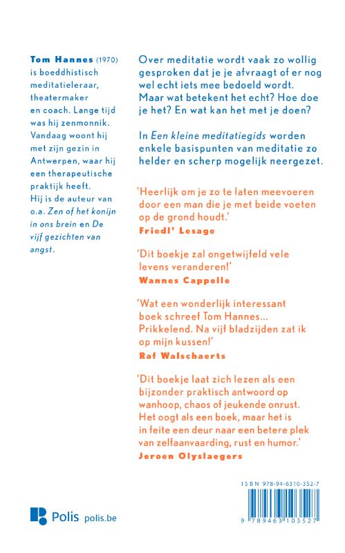 Een kleine meditatiegids achterkant