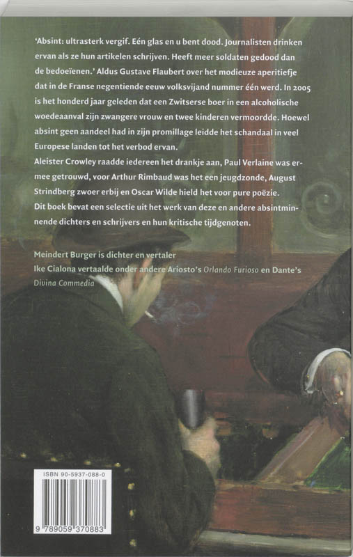 Gifgroene Muze achterkant