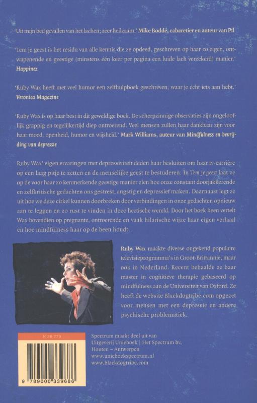 Tem je geest achterkant