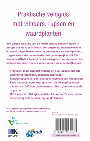 ANWB vlindergids achterkant