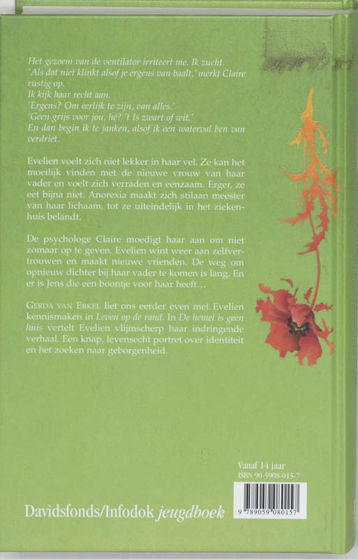 De hemel is geen huis achterkant