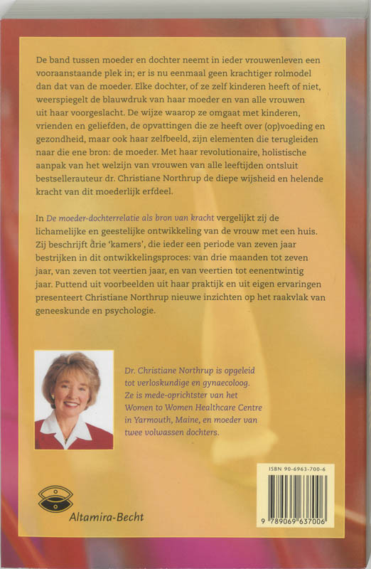 De moeder-dochterrelatie als bron van kracht achterkant