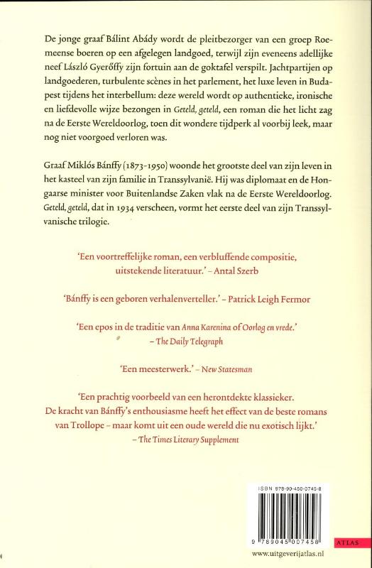 Geteld, geteld / LJ Veen Klassiek achterkant