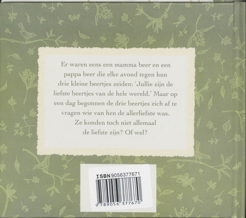 Allemaal de liefste achterkant