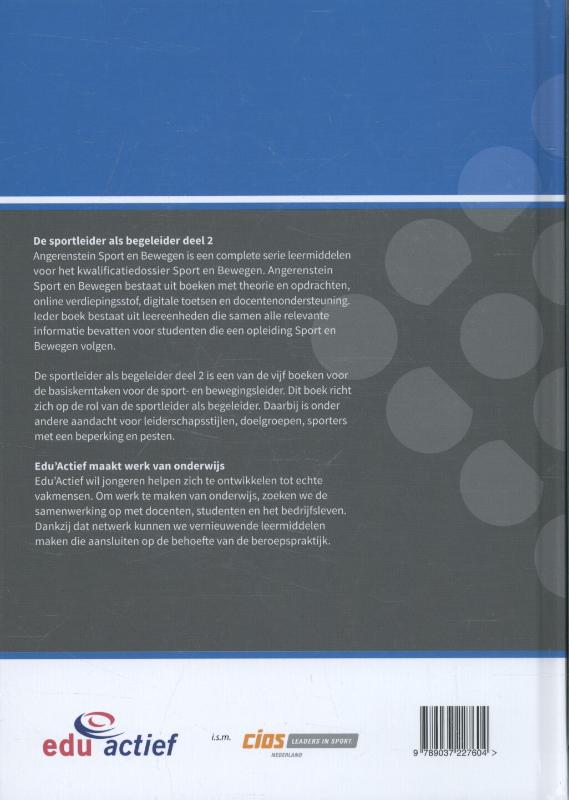 De sportleider als begeleider / 2 / Angerenstein SB achterkant