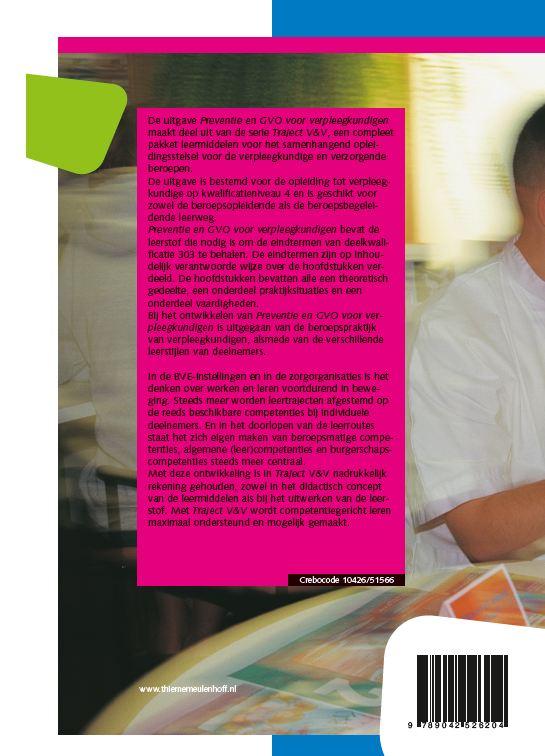 Preventie en GVO voor verpleegkundigen / 303 / Traject V&V achterkant