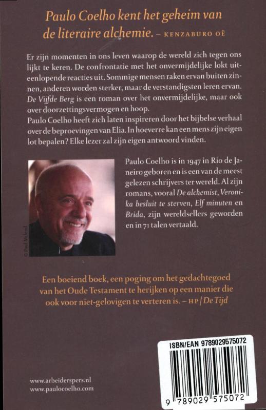 De vijfde berg achterkant