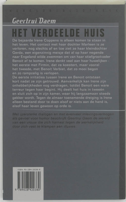 Het verdeelde huis achterkant