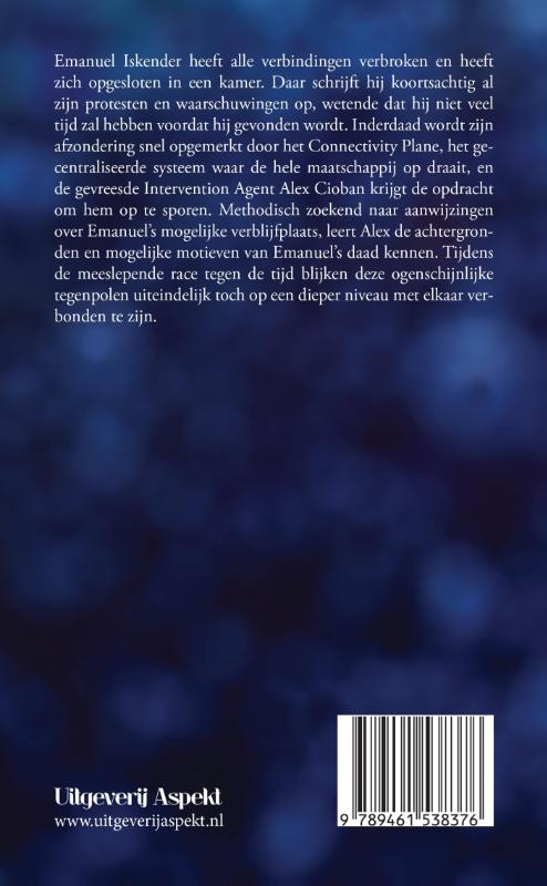 Als luchtbellen in ijs achterkant