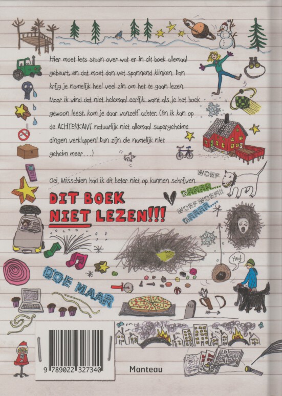 Hey, dit ben ik achterkant