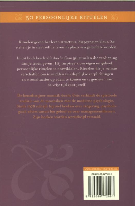 50 persoonlijke rituelen / Op adem komen met achterkant