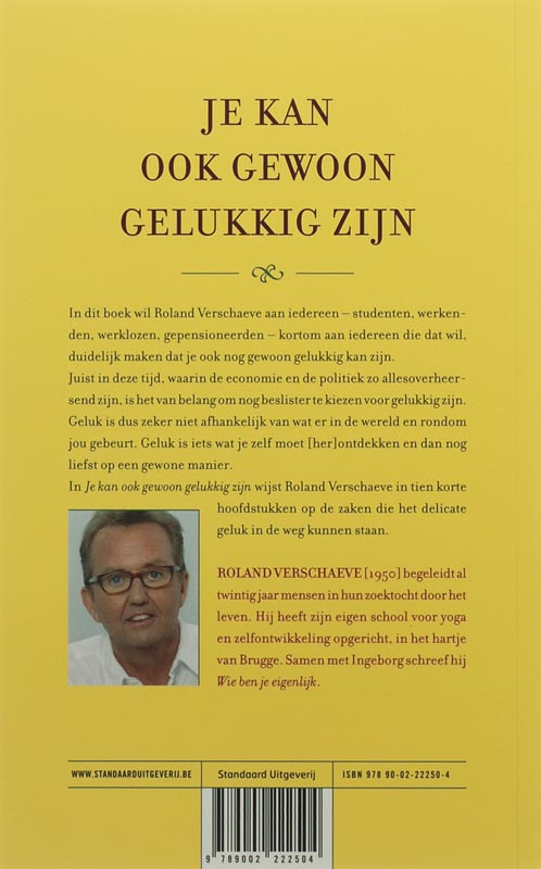 Je  Kan Ook Gewoon Gelukkig Zijn achterkant