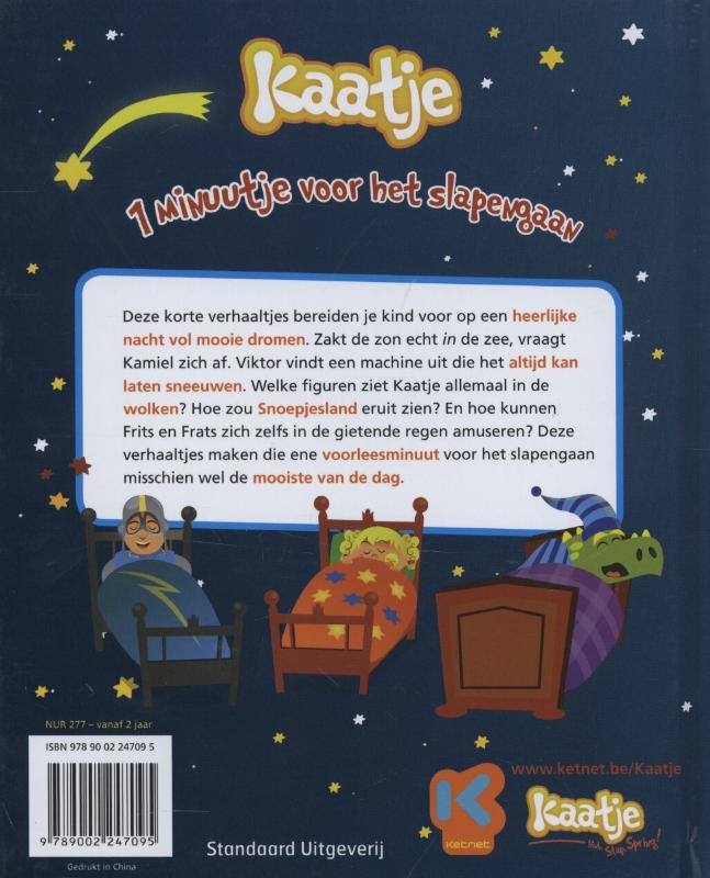 1 minuutje voor het slapengaan / Kaatje achterkant