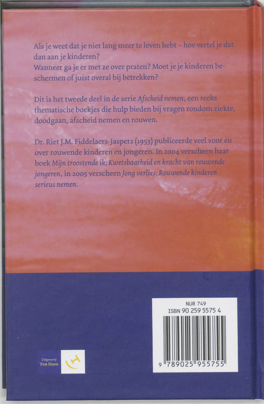 Als ik er niet meer ben achterkant