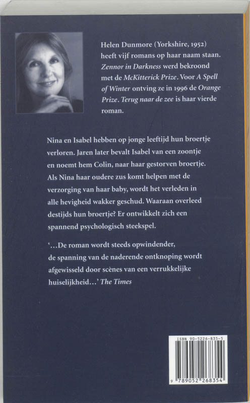 Terug Naar De Zee achterkant