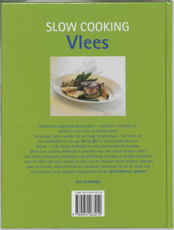Slow cooking vlees achterkant
