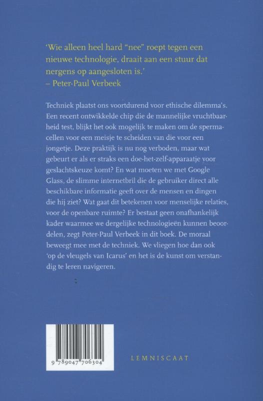 Op de vleugels van Icarus achterkant