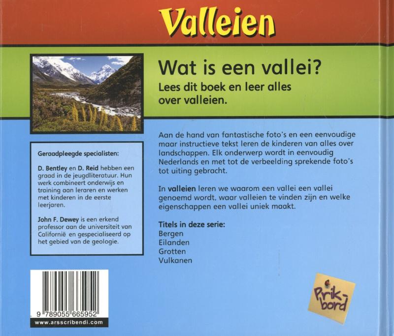 Valleien / Landschappen achterkant