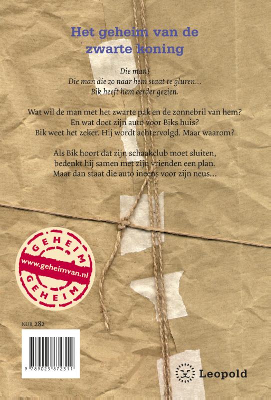 Het geheim van de zwarte koning achterkant