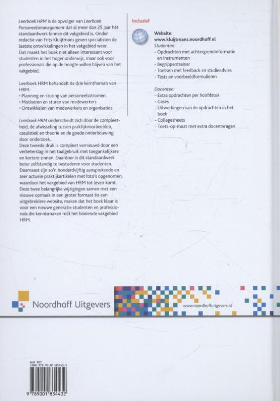 Leerboek human resource management achterkant