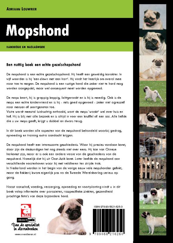 Mopshond / Kennis en Advies achterkant