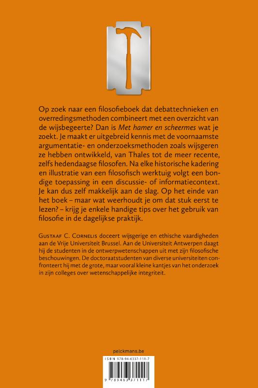 Met hamer en scheermes achterkant