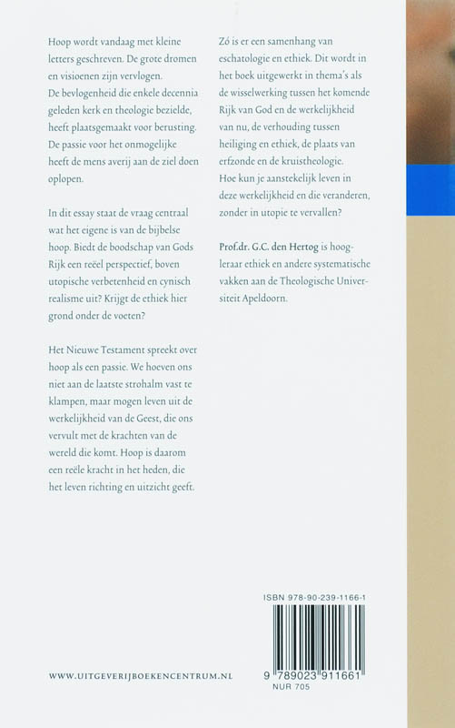 De Passie Van De Hoop achterkant