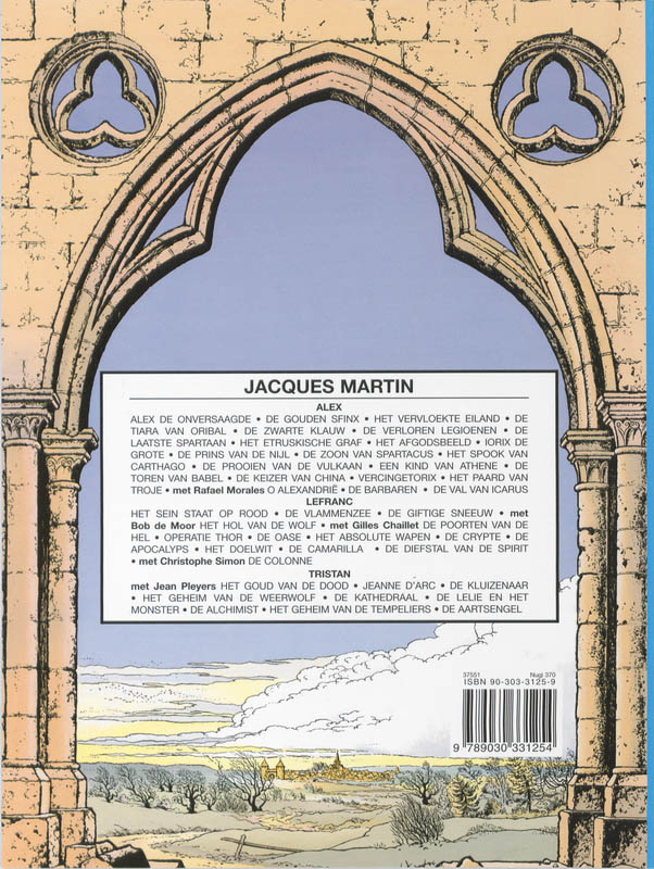 Tristan 07. de alchemist achterkant