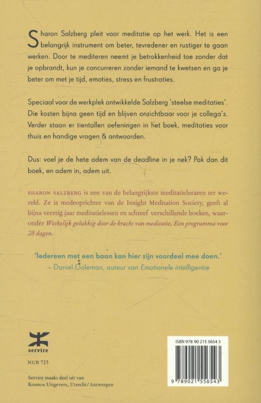 Meditatie op het werk achterkant