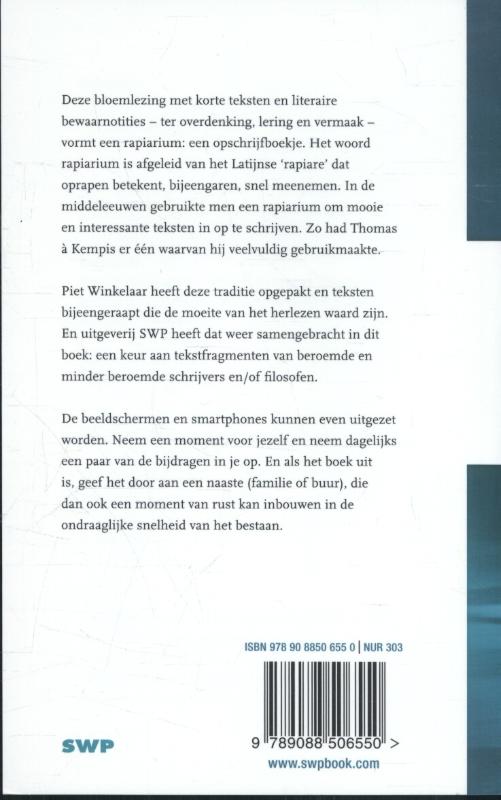 Rapiarium achterkant