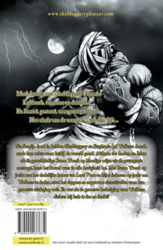 Skulduggery Pleasant Hoog spel achterkant