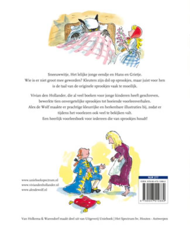 De bekendste sprookjes voor kleuters achterkant